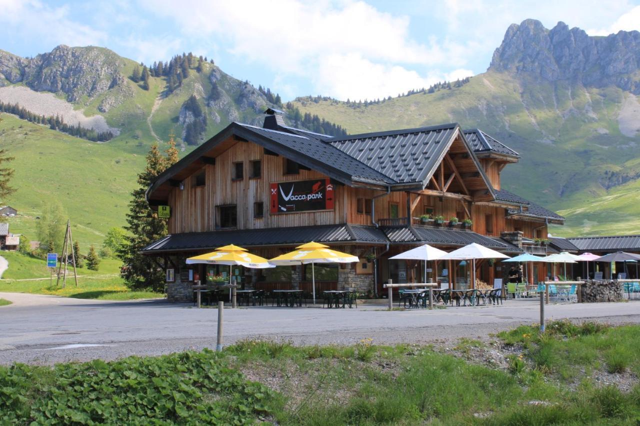 Chalet Hotel Vaccapark Le Praz de Lys Exterior foto