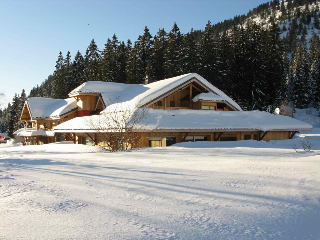 Chalet Hotel Vaccapark Le Praz de Lys Exterior foto